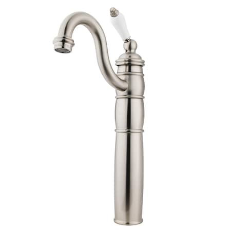 Kingston Brass Vessel Sink Faucet, Brushed Nickel KB1428PL